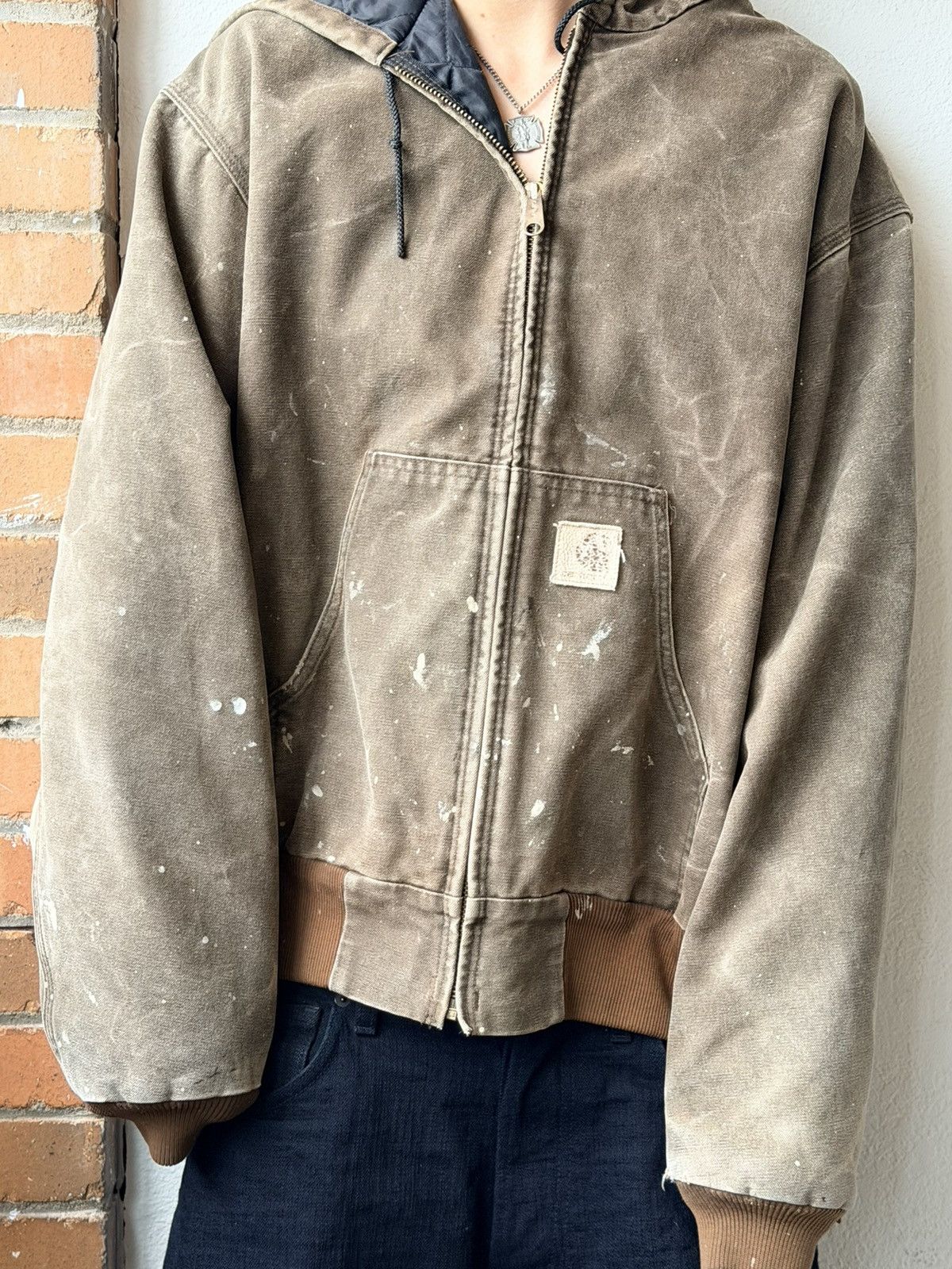 Carhartt Carhartt Distressed Work Wear Jacket Size US L / EU 52-54 / 3 - 2 Thumbnail