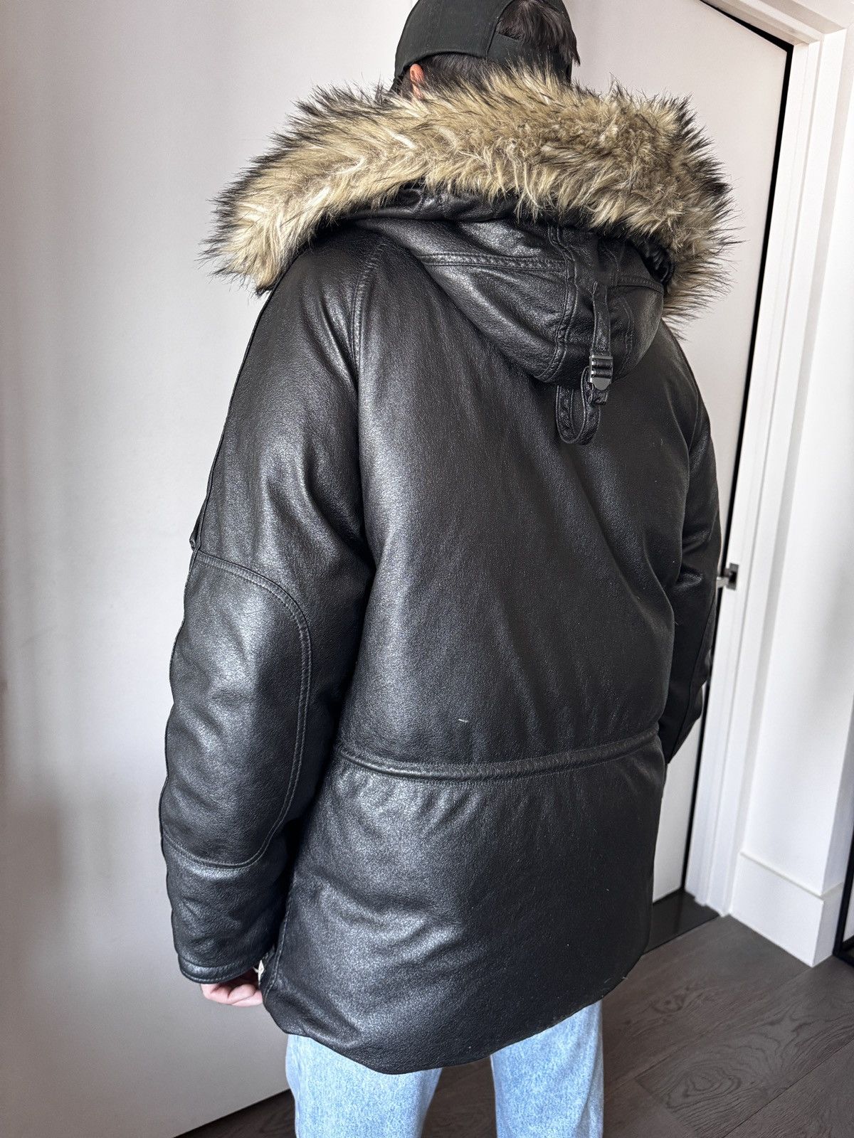 Denim & Supply Ralph Lauren Ralph Lauren Denim & Supply Men’s Faux Leather Parka Jacket Size US M / EU 48-50 / 2 - 4 Thumbnail