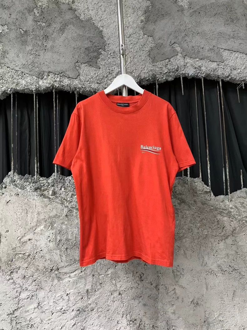 Balenciaga Red cola short sleeves