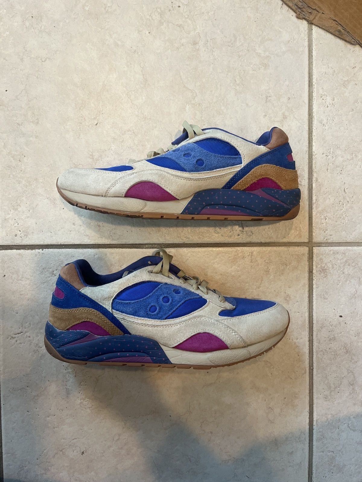 Bodega × Saucony Saucony x Bodega Elite Pattern Recognition Mens Sneakers Size US 12 / EU 45 - 1 Thumbnail