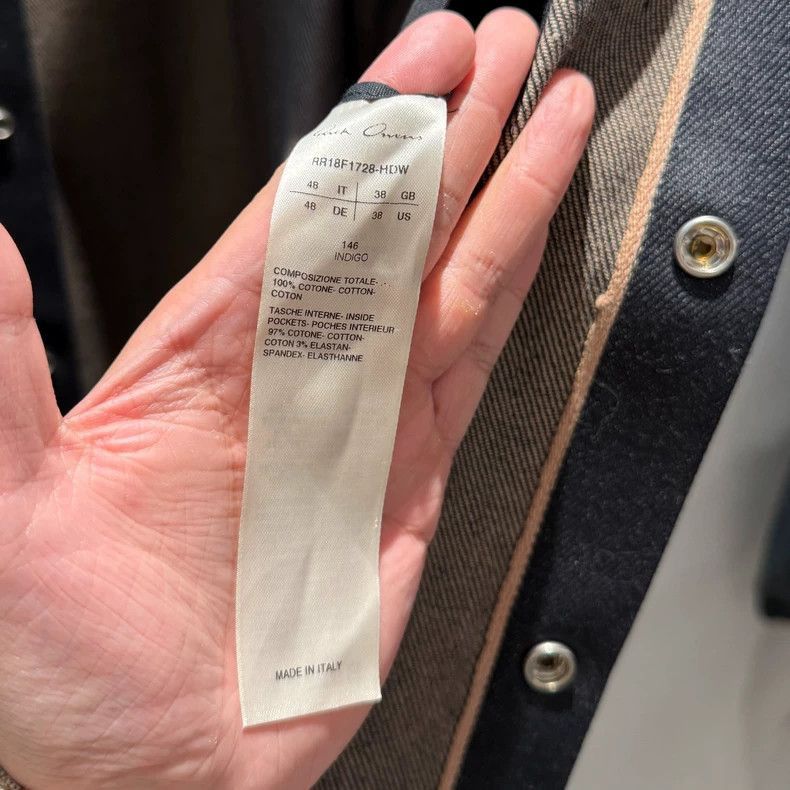 Rick Owens Rick Owens denim jacket-2506 Size US M / EU 48-50 / 2 - 6 Thumbnail