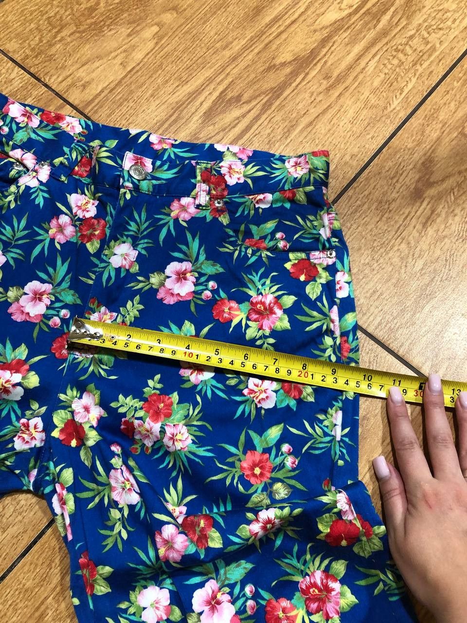 Polo Ralph Lauren Vintage blue Pants flowers Y2K Lauren Ralph Lauren Size 30" / US 8 / IT 44 - 11 Thumbnail