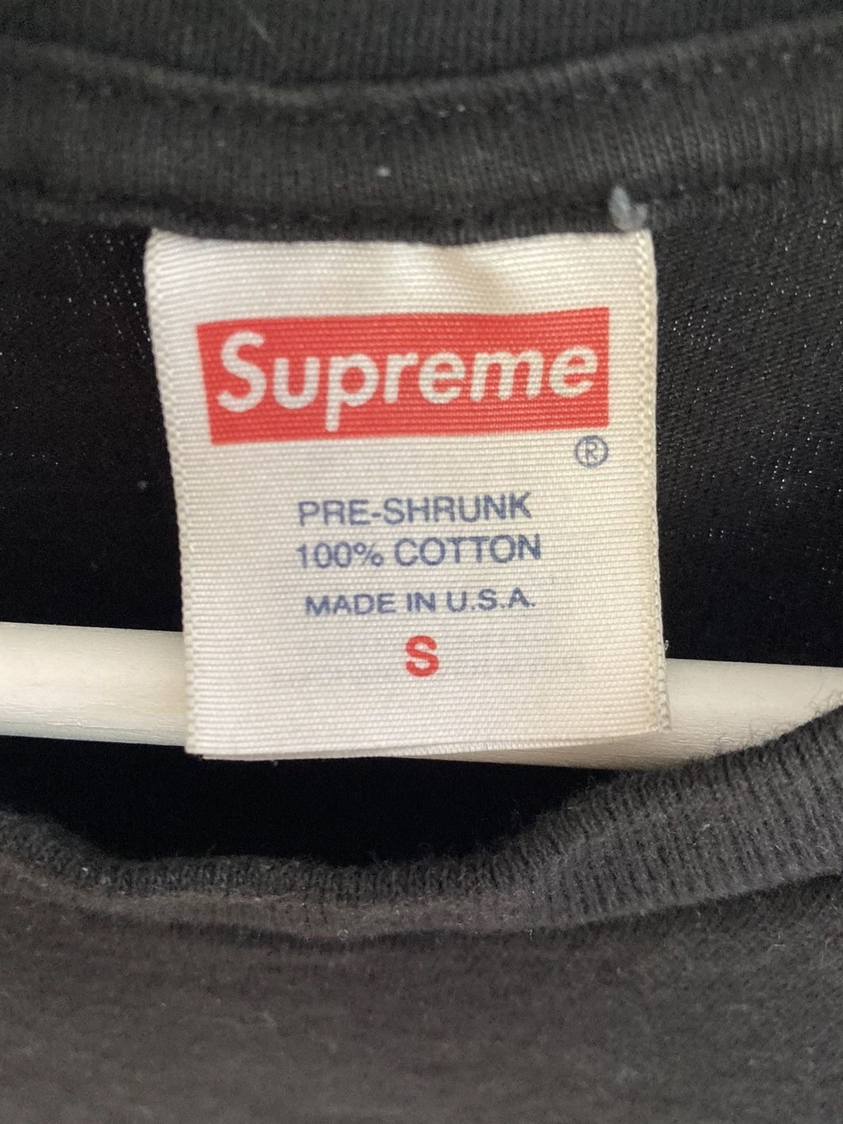Supreme Supreme Standard T-Shirt Size S Black Size US S / EU 44-46 / 1 - 3 Thumbnail