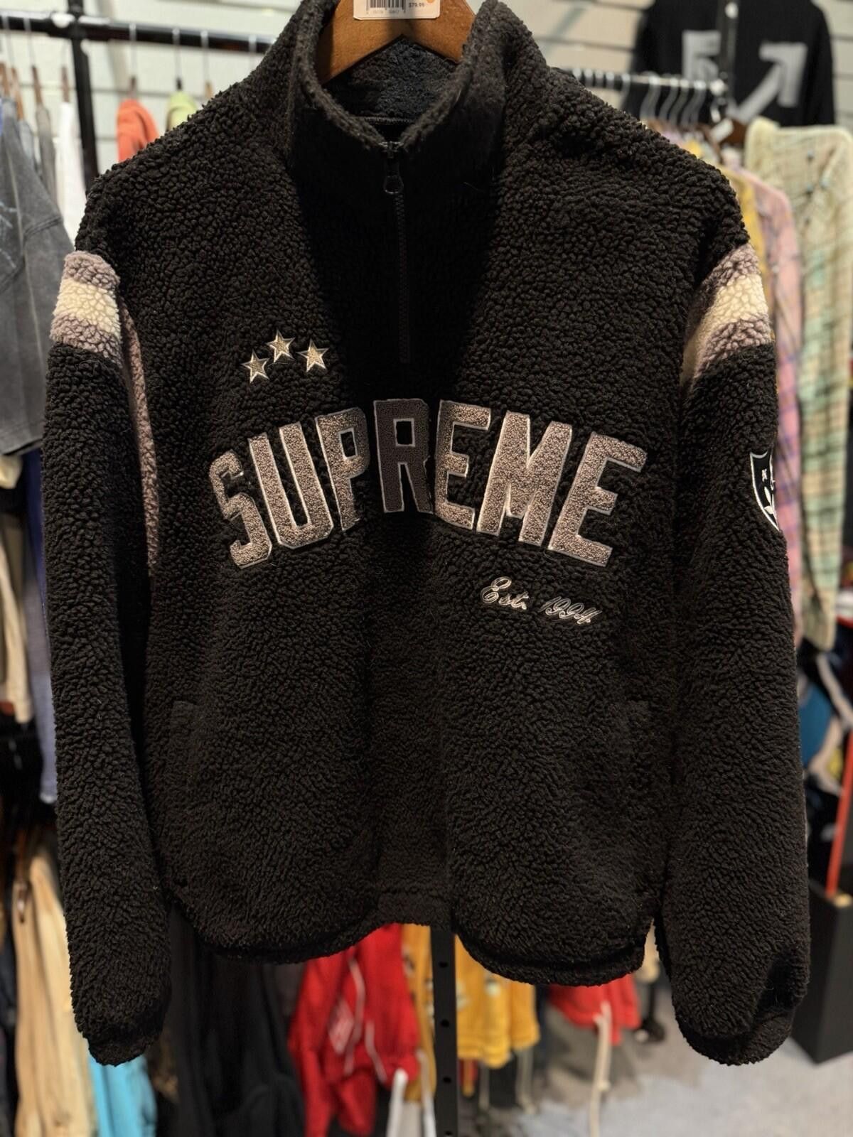 Supreme Supreme Arc Half Zip Fleece Pullover Size Medium Size US M / EU 48-50 / 2 - 4 Thumbnail