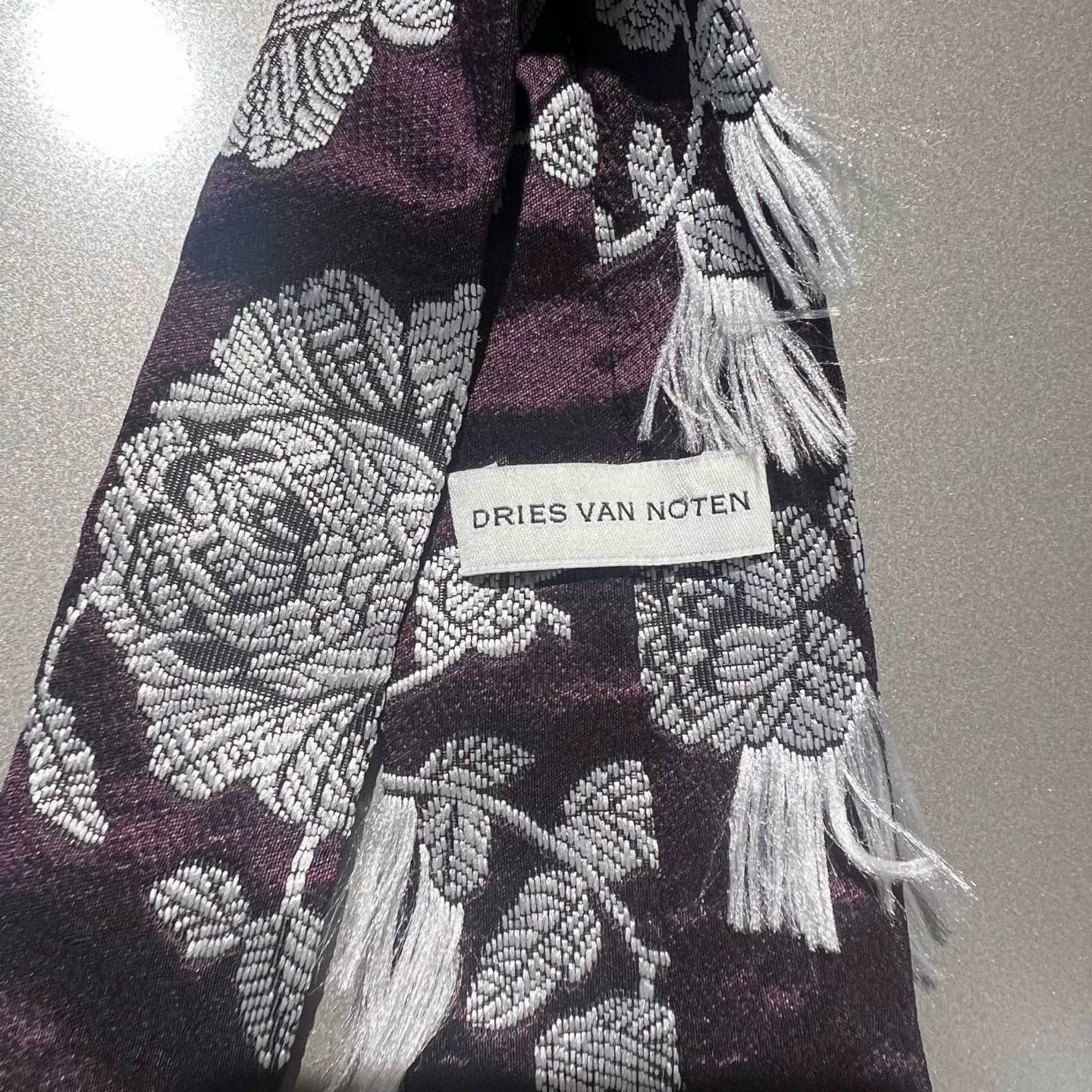 Dries Van Noten dries van noten floral tie. Size ONE SIZE - 2 Thumbnail