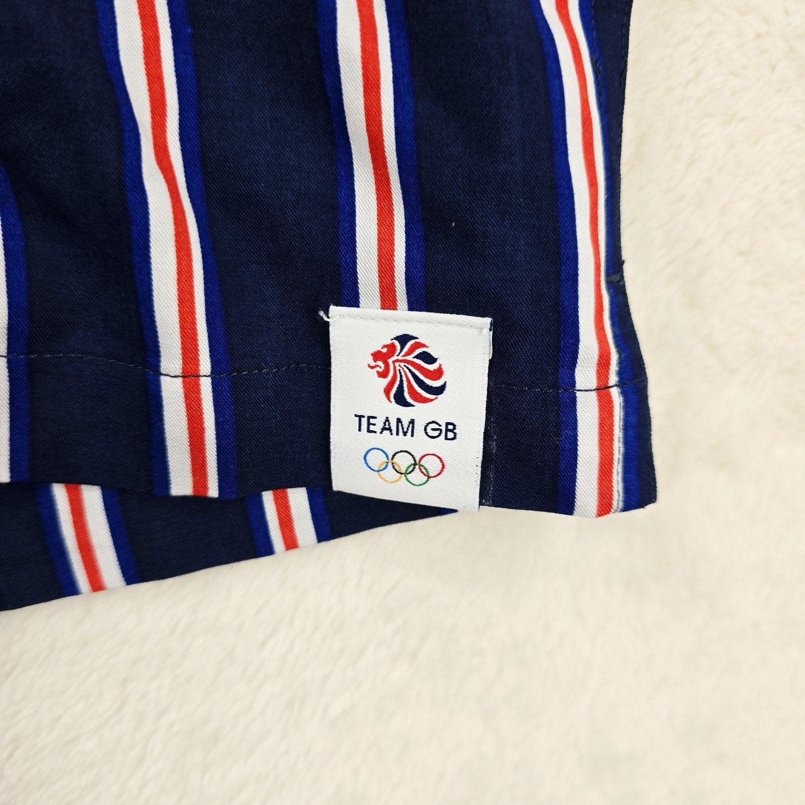 Ben Sherman Ben Sherman X Team GB Resort Stripe Shirt Men's XS Size US XS / EU 42 / 0 - 3 Thumbnail