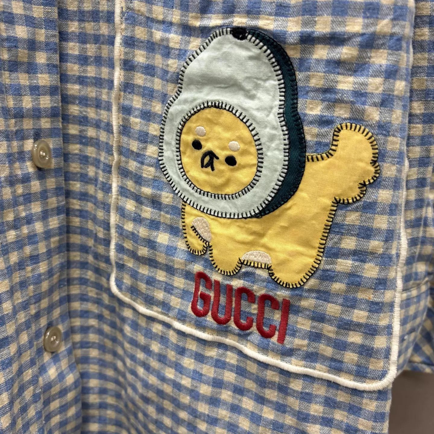 Gucci GUCCI Kawaii Checked Shirt 98 New 40 Size S / US 4 / IT 40 - 3 Thumbnail