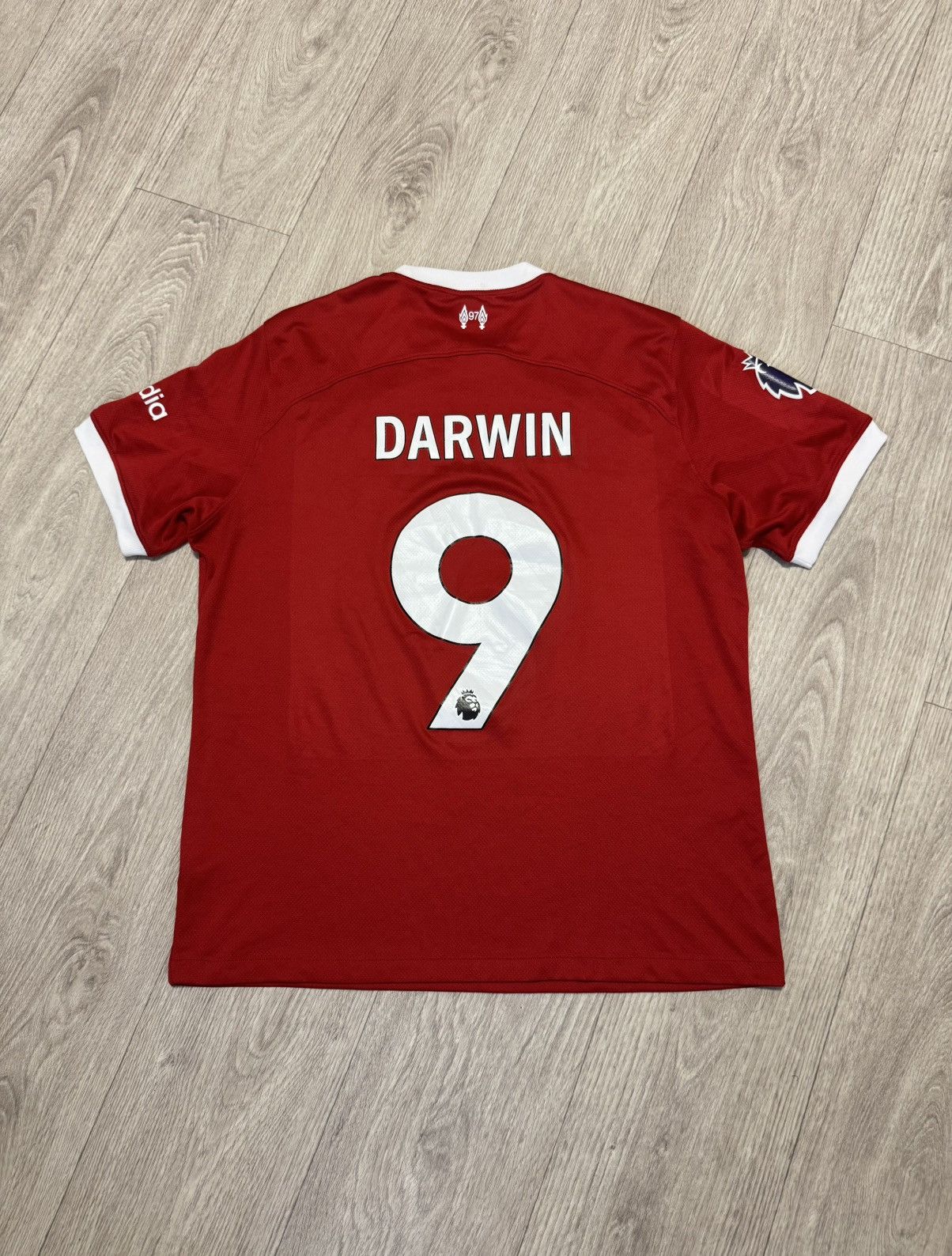Nike 🔷Nike Liverpool 2023/24 Darwin #9 Soccer jersey🔷 Size US L / EU 52-54 / 3 - 8 Thumbnail
