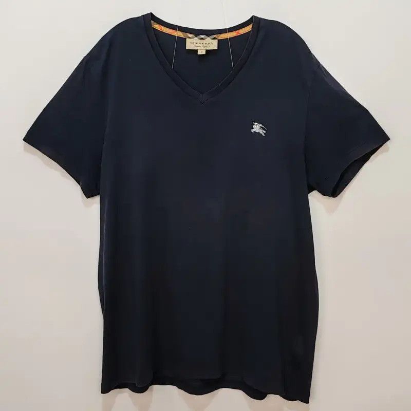 Burberry Burberry Navy Cotton Men's T-Shirt Size US XL / EU 56 / 4 - 1 Thumbnail