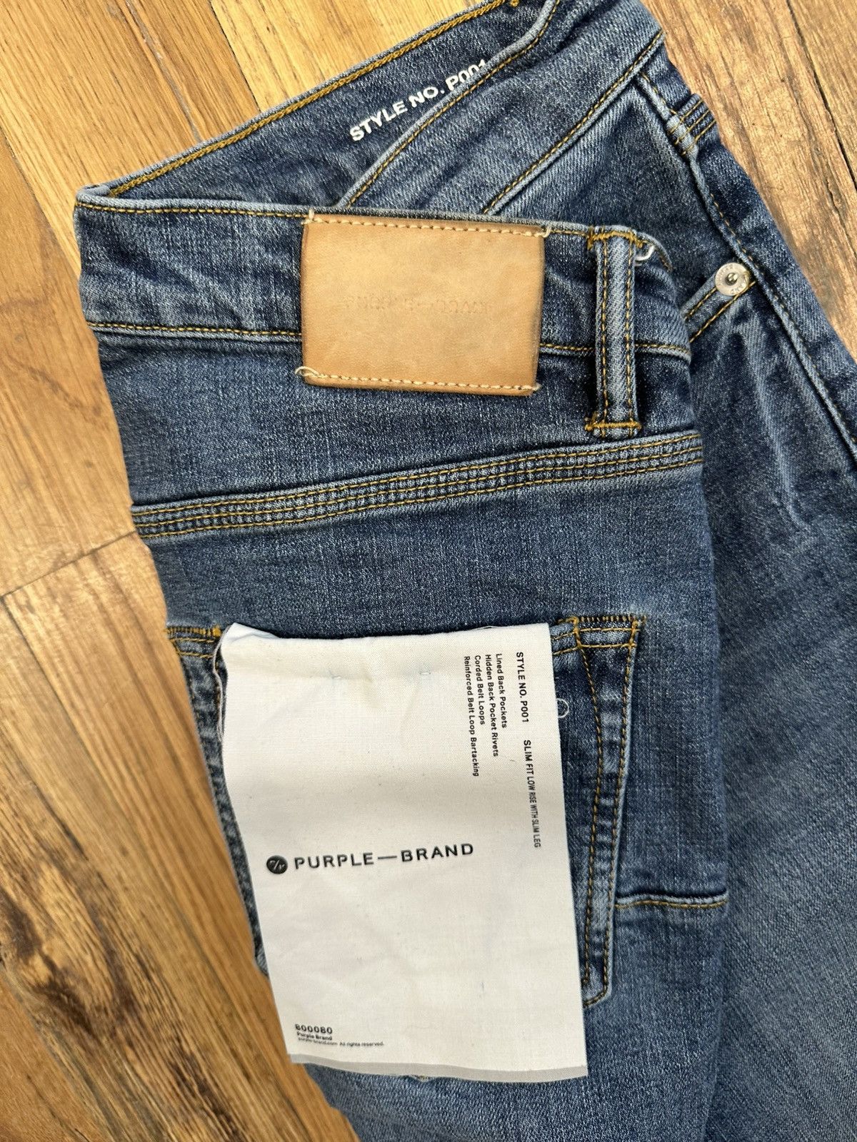 Purple Brand Purple Brand Plain Dark Blue Denim Jeans Size 30 Size US 30 / EU 46 - 4 Thumbnail