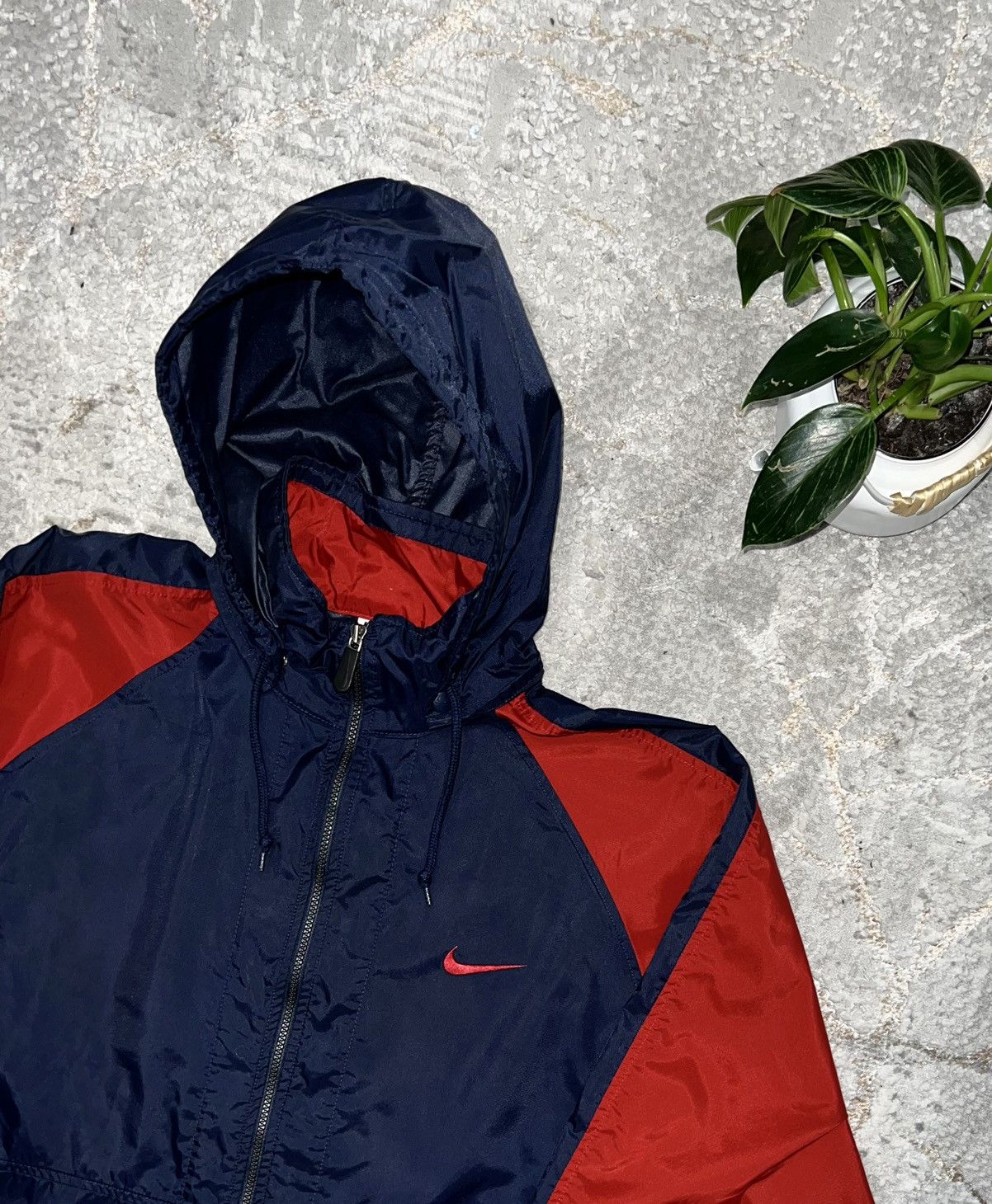 Nike × Vintage NIKE 90S VINTAGE 🦍 BOXY OVERSIZE NYLON WINDBREAKER JACKET Size US L / EU 52-54 / 3 - 3 Thumbnail