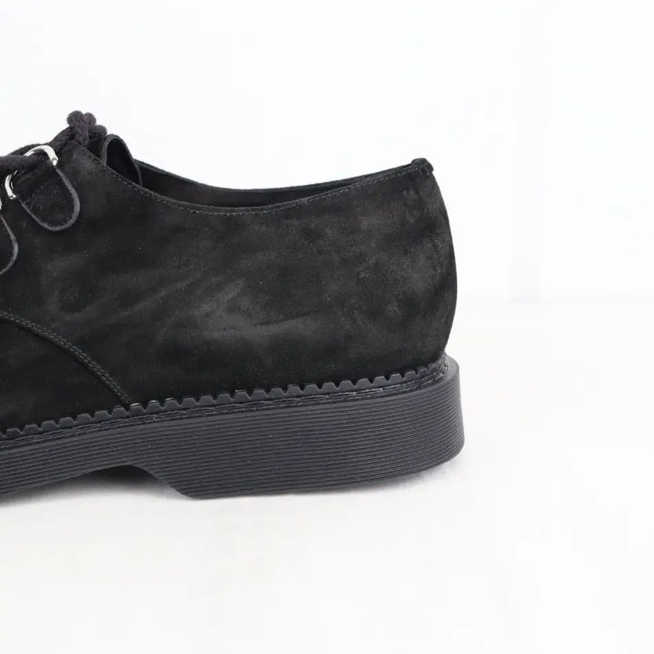 Saint Laurent Paris o1rshd1 Teddy 10 Suede Cashmere Opera Boots in Nero Size US 8.5 / EU 41-42 - 4 Thumbnail