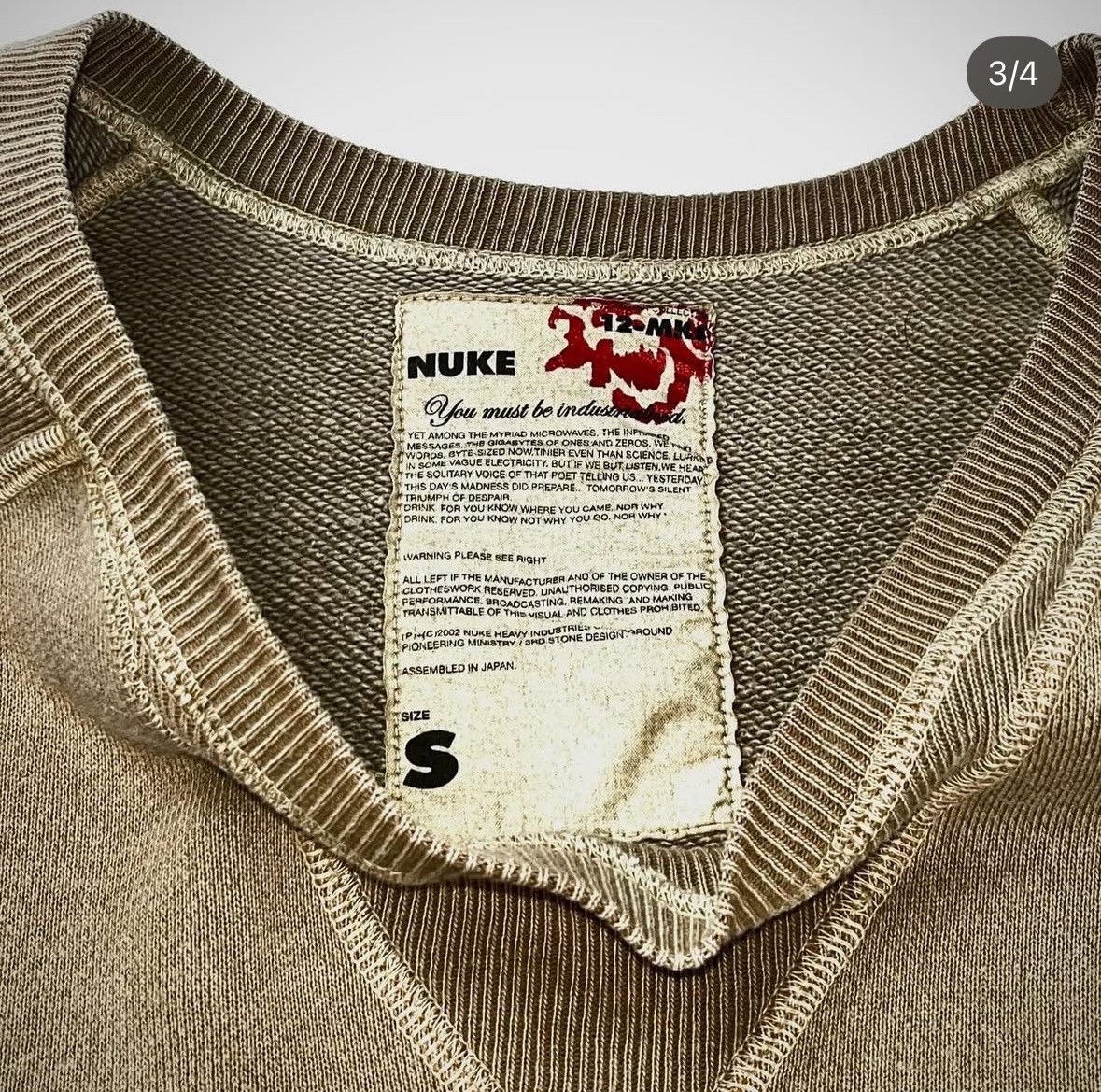 Julius Nuke AW02 reversible graphic sweater Size US L / EU 52-54 / 3 - 3 Thumbnail