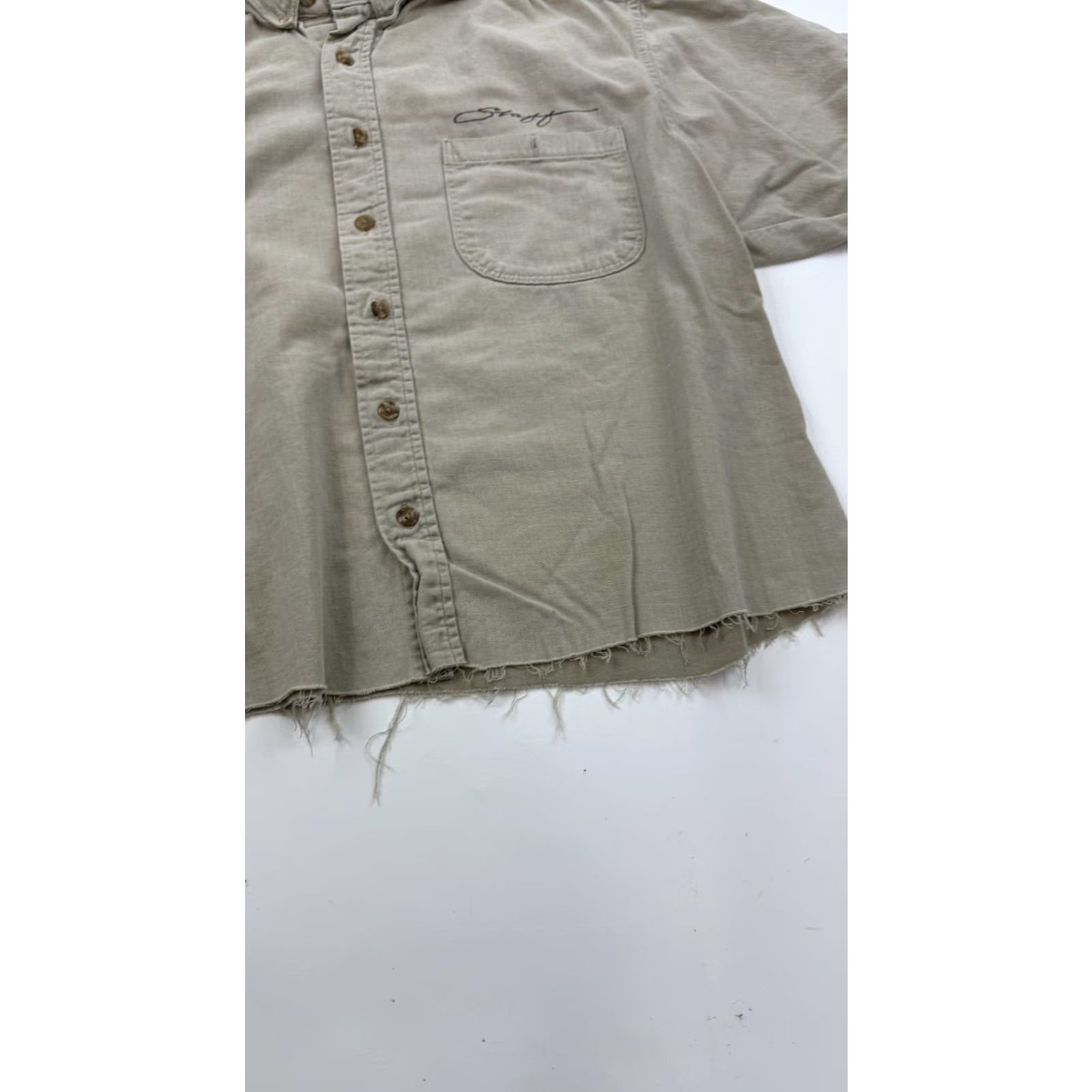 Harley Davidson VINTAGE Harley-Davidson Shirt Mens XL Khaki Short Sleeve Button Up Daytona Biker USA Graphic Print Size US XL / EU 56 / 4 - 3 Thumbnail