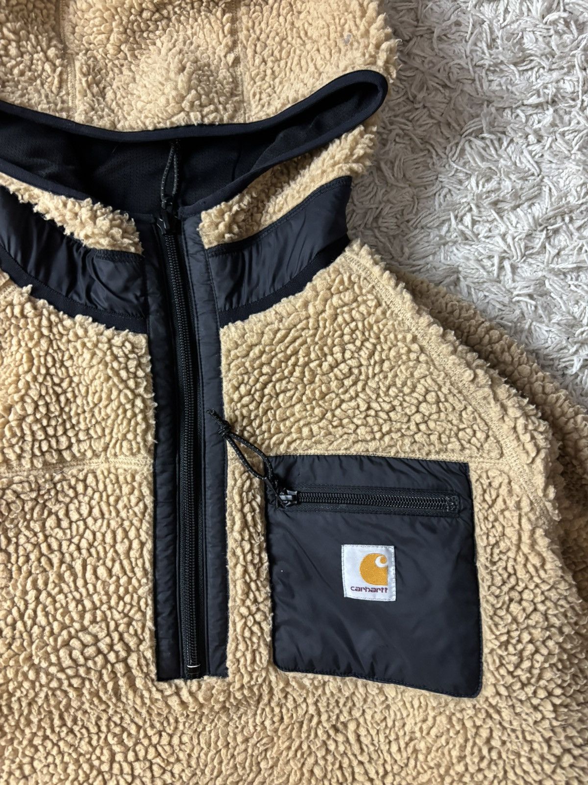 Carhartt × Vintage Vintage Streetwear Sherpa Carhartt Boxi Logo Size US M / EU 48-50 / 2 - 3 Thumbnail