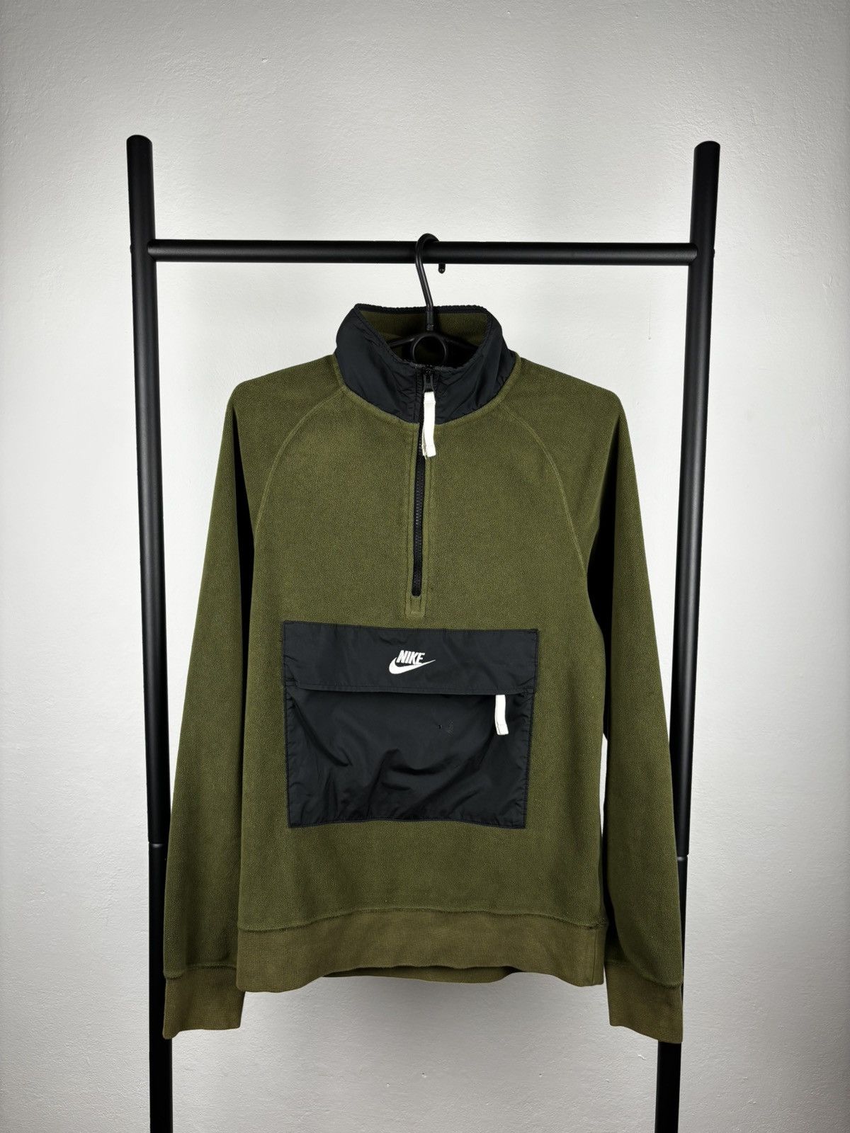 Nike Nike Half Zip Borg Sweet in Green size XS Size US XS / EU 42 / 0 - 2 Thumbnail
