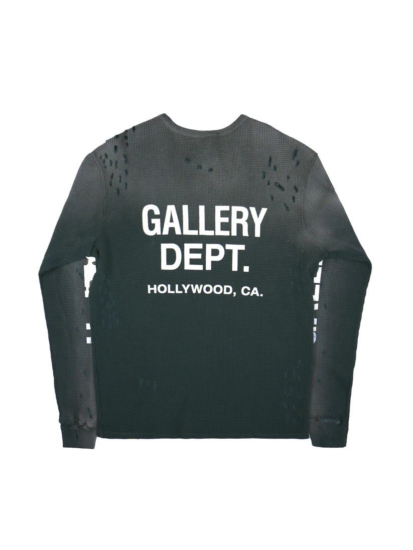 Gallery Dept. o1mle0226 Urcle Thermal Long Sleeve T-Shirt in Black Size US L / EU 52-54 / 3 - 2 Thumbnail
