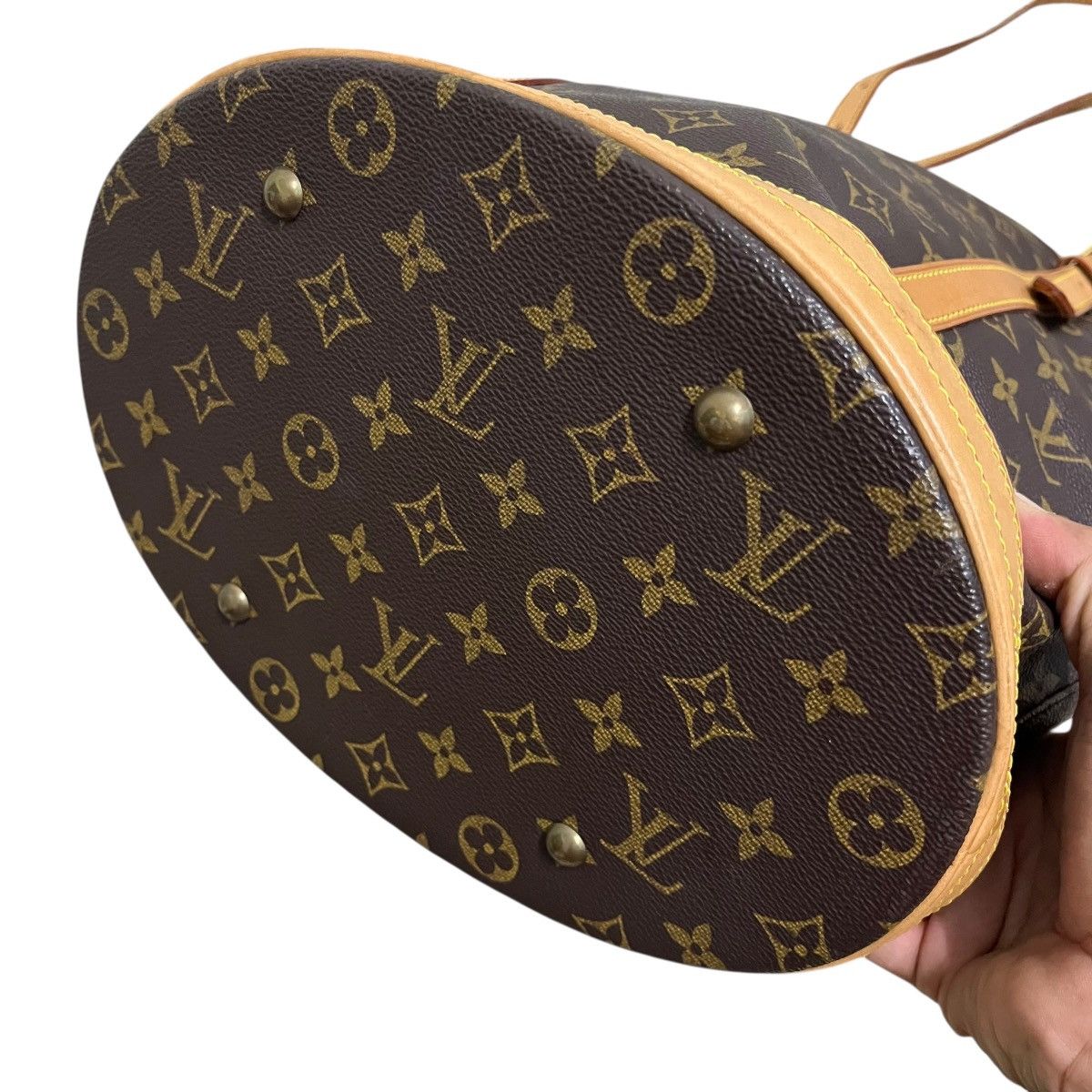 Louis Vuitton Aut. Louis Vuitton Tote Bag Bucket GM Monogram Canvas Trimm Size ONE SIZE - 11 Thumbnail