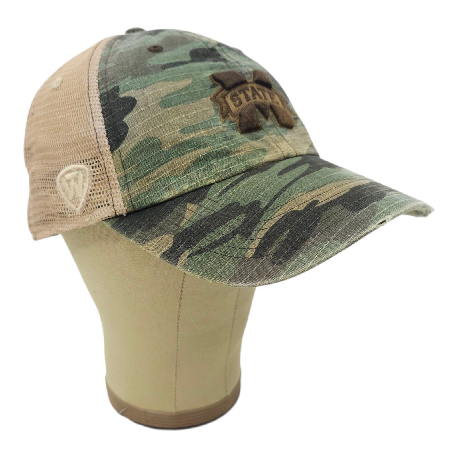 Top Of The World Mississippi State Bulldogs Strapback Cap Hat Logo Patch Dist Size ONE SIZE - 3 Thumbnail