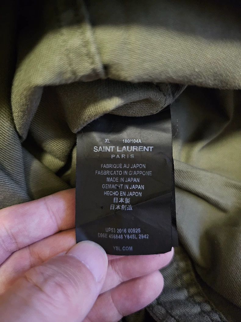 Saint Laurent Paris Saint Laurent Long Sleeve Button-Up Shirt- Size US XL / EU 56 / 4 - 5 Thumbnail