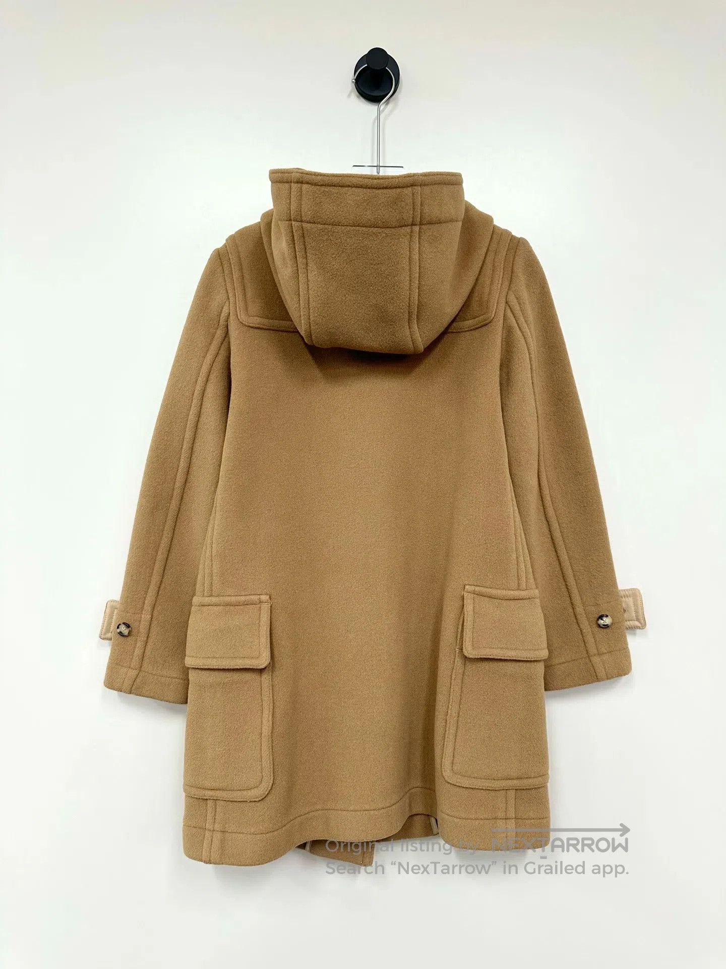 Burberry Burberry Brown Lined Plaid Horn Button Fleece Coat| Size XXL / US 16-18 / IT 52-54 - 2 Thumbnail