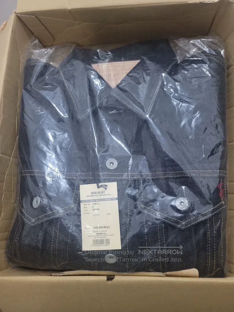 Iron Heart Iron Heart Indigo denim three-generation classic jacket Size US XL / EU 56 / 4 - 2 Thumbnail