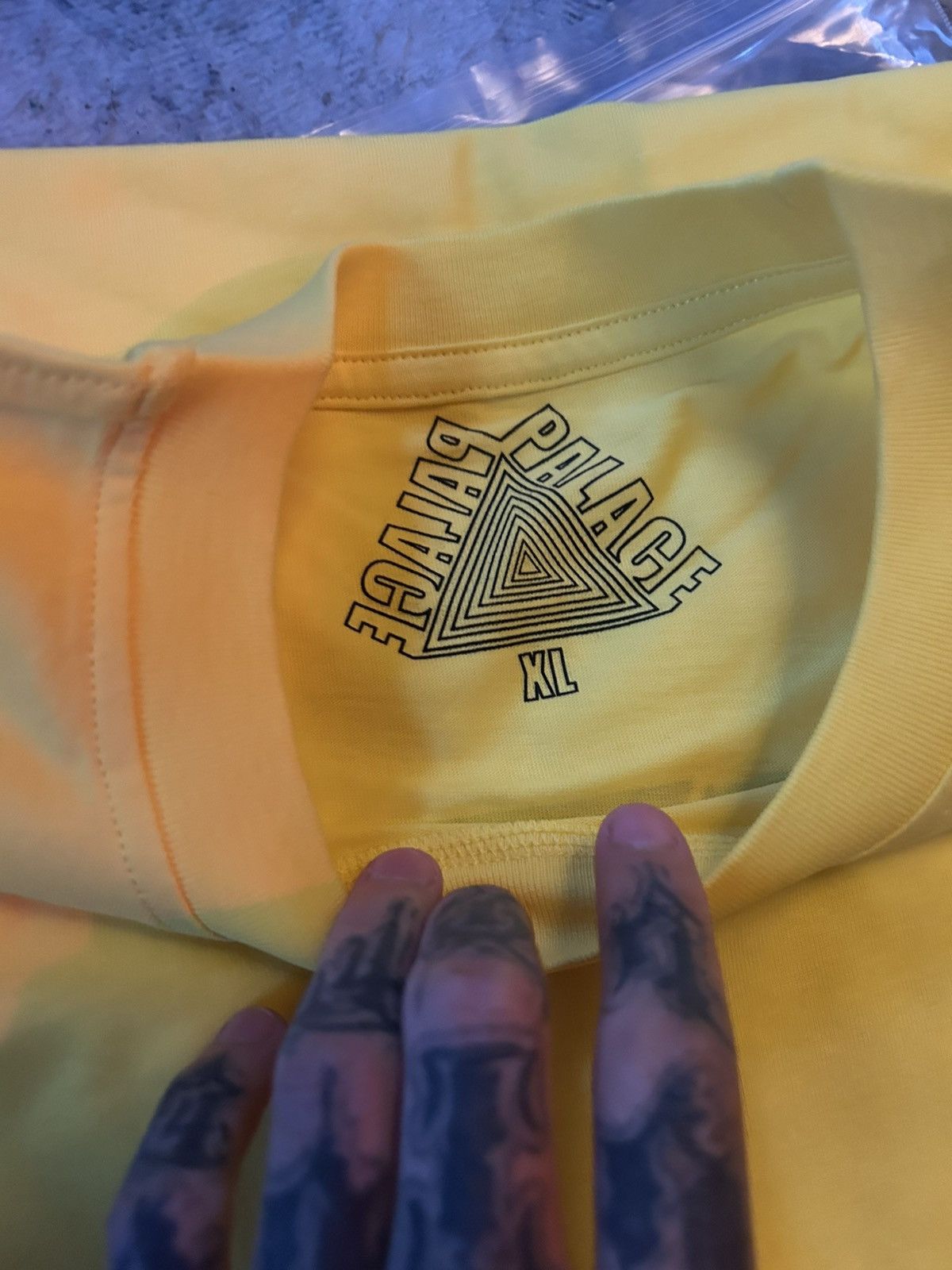 Palace Palace Tri Flag Yellow T Shirt XL Size US XL / EU 56 / 4 - 3 Thumbnail