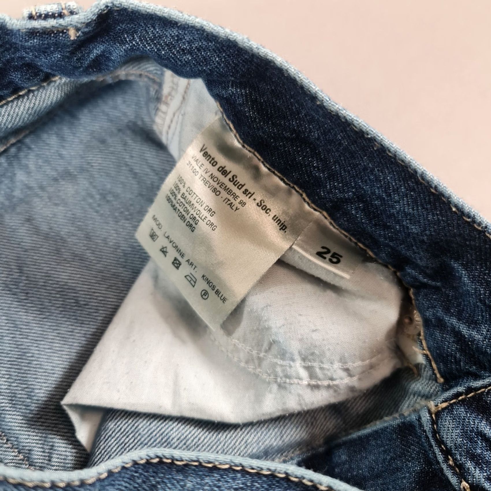 Vintage VINTAGE True NYC Womens Jeans Blue W25 L31 High Rise Relaxed Fit Denim Size 42" / US 20 - 5 Thumbnail