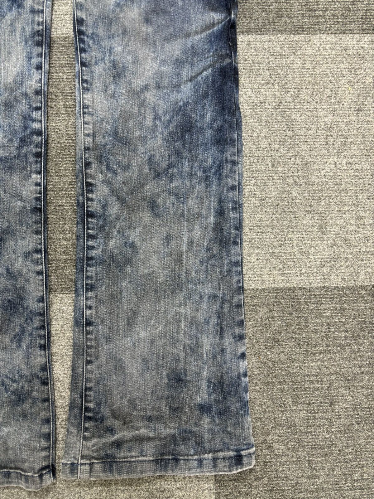 Japanese Brand 💥FLARE💥Insane Style Tornado Mart Japan Flare Denim F466 Size US 35 - 7 Thumbnail
