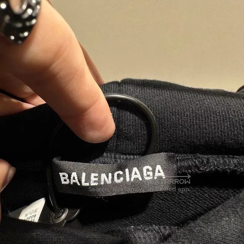 Balenciaga Balenciaga Crew Black Hoodie M. Size US M / EU 48-50 / 2 - 5 Thumbnail
