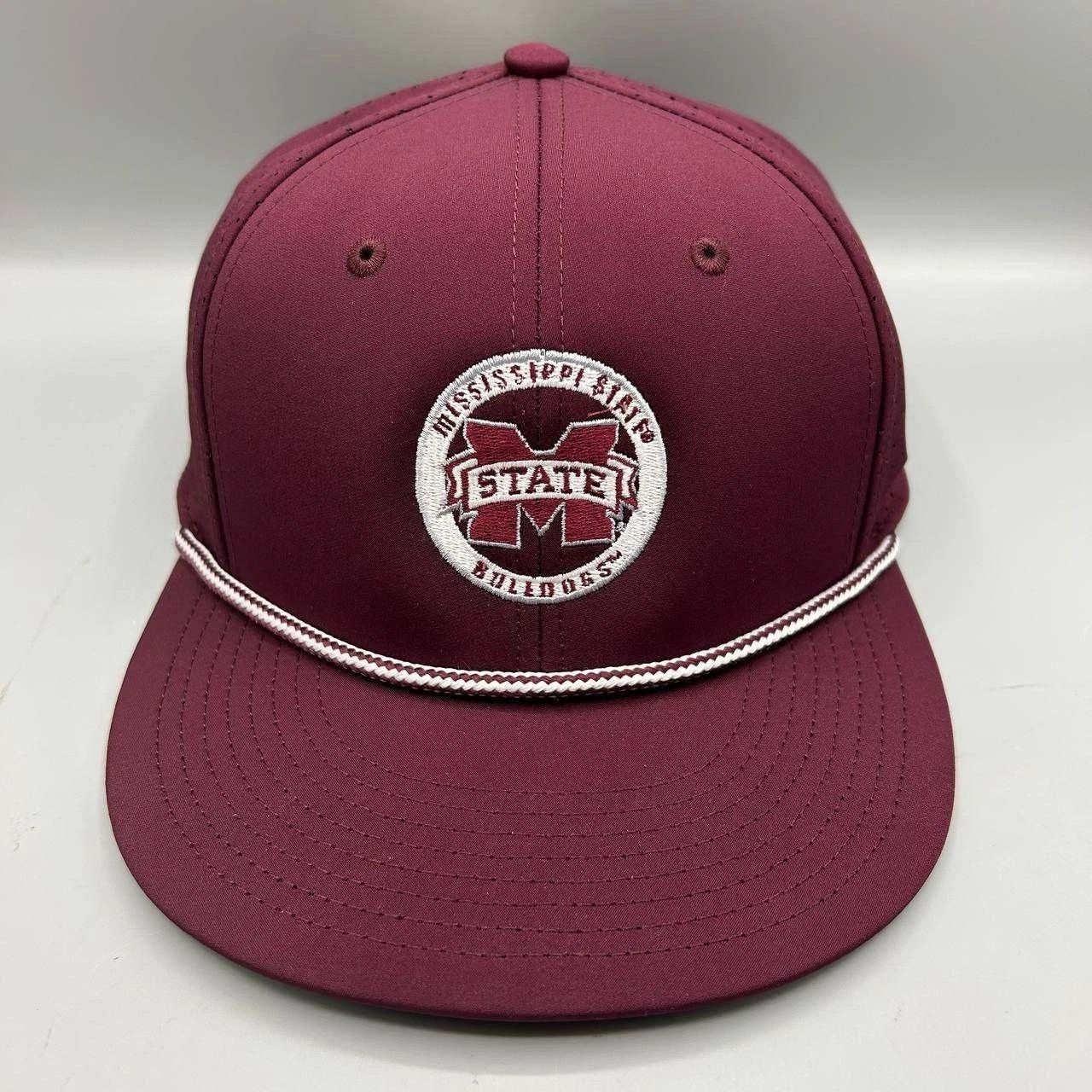 The Game Vintage Mississippi State Bulldogs Hat Men Red Snap Back Cap Size ONE SIZE - 1 Thumbnail