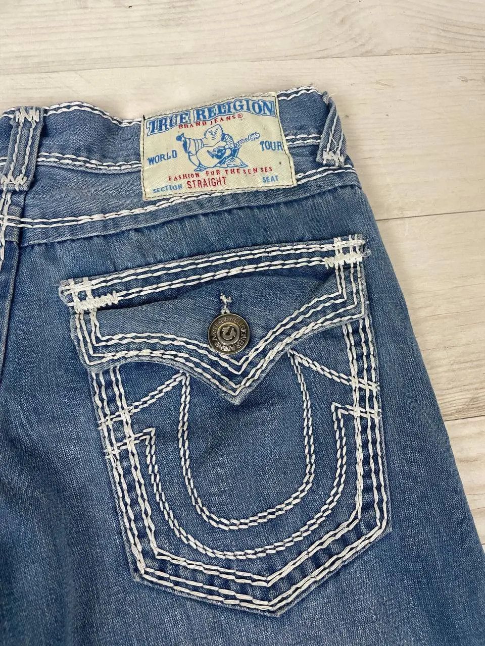 True Religion Vintage True Religion Straight Denim Jeans Japan Baggy 90s Size US 32 / EU 48 - 4 Thumbnail