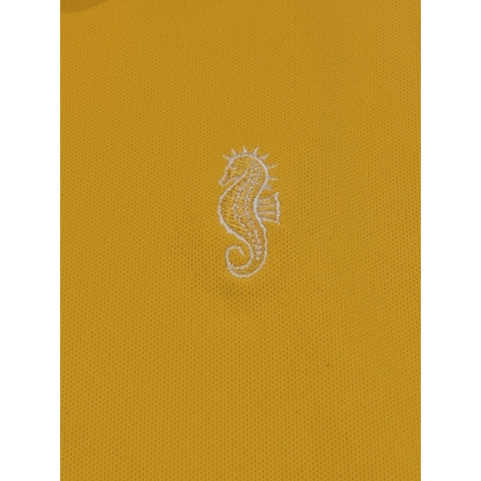 G/FORE G/Fore Performance Polo Yellow Men's Large White CC Logo Size US L / EU 52-54 / 3 - 6 Thumbnail