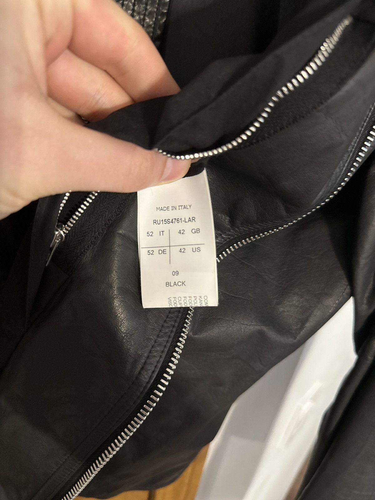 Rick Owens Rick Owens SS15 Kangaroo Leather Intarsia Size US L / EU 52-54 / 3 - 11 Thumbnail