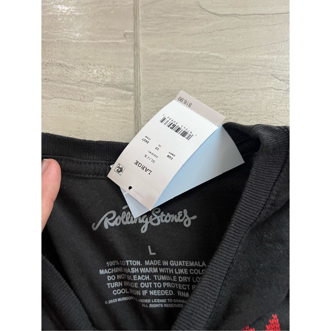 The Rolling Stones The Rolling Stones Christmas T-Shirt Size Large NEW Size L / US 10 / IT 46 - 3 Thumbnail