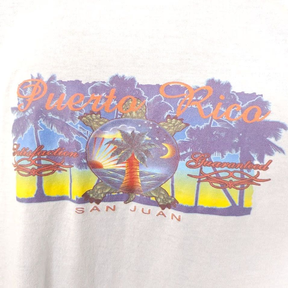 Vintage Puerto Rico T Shirt Mens Size XL White San Juan Travel Destination Tee Size US XL / EU 56 / 4 - 3 Thumbnail