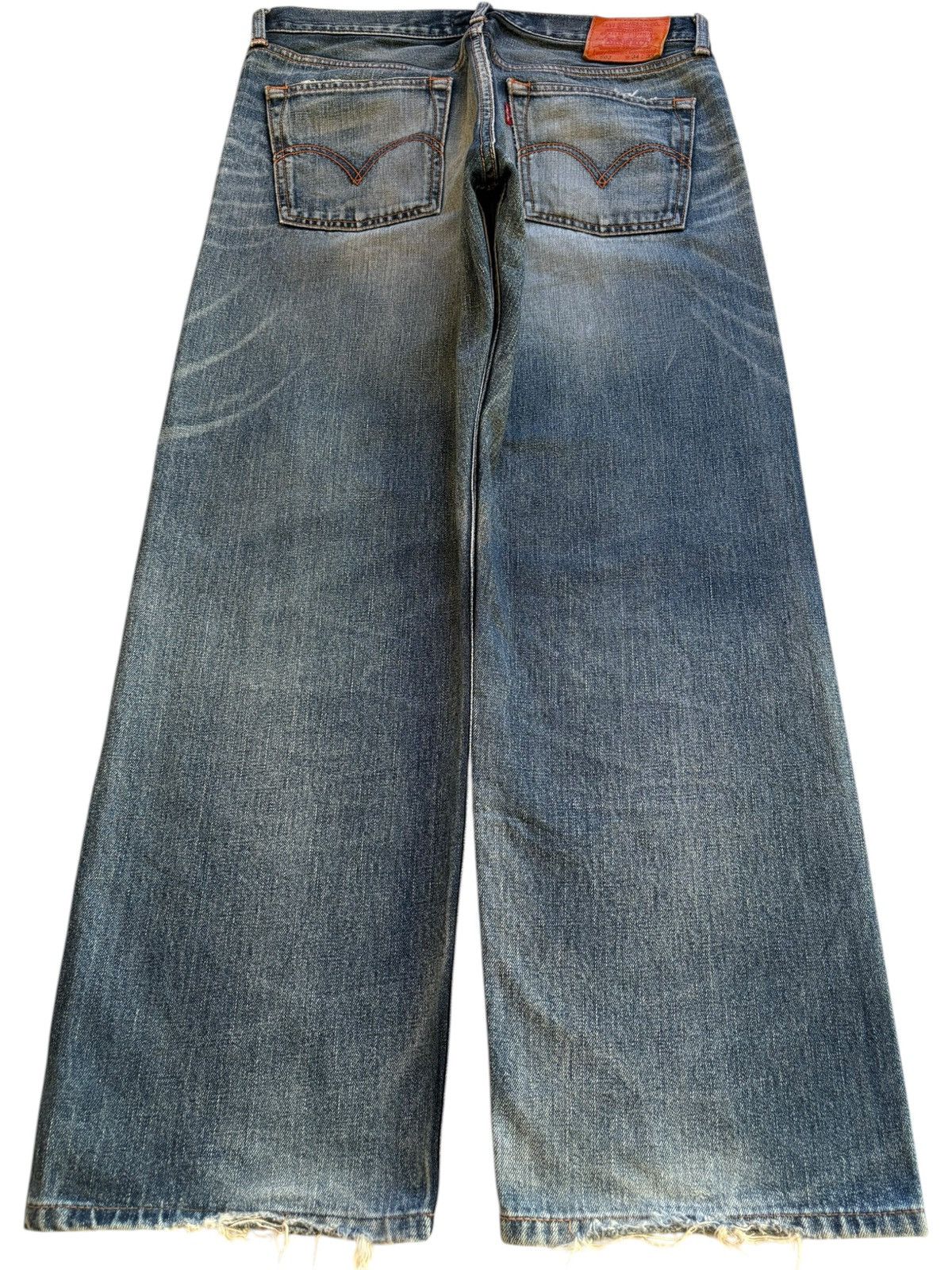 Levi's Vintage 90s Classic Levis 503 Faded Wash Baggy Jeans Size US 34 / EU 50 - 2 Thumbnail