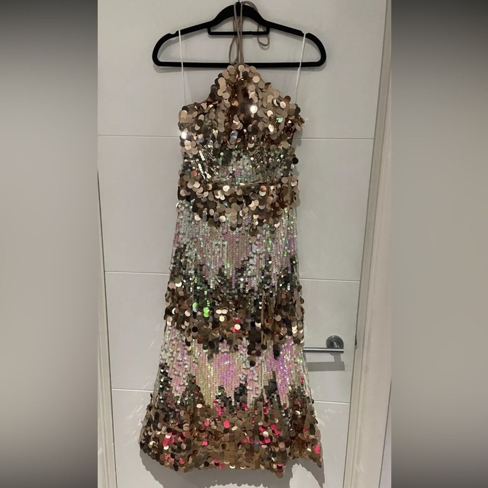 ELLIATT NWT Elliatt $278 Sequin Evening Gown - Multicolor size S Size S / US 4 / IT 40 - 5 Thumbnail