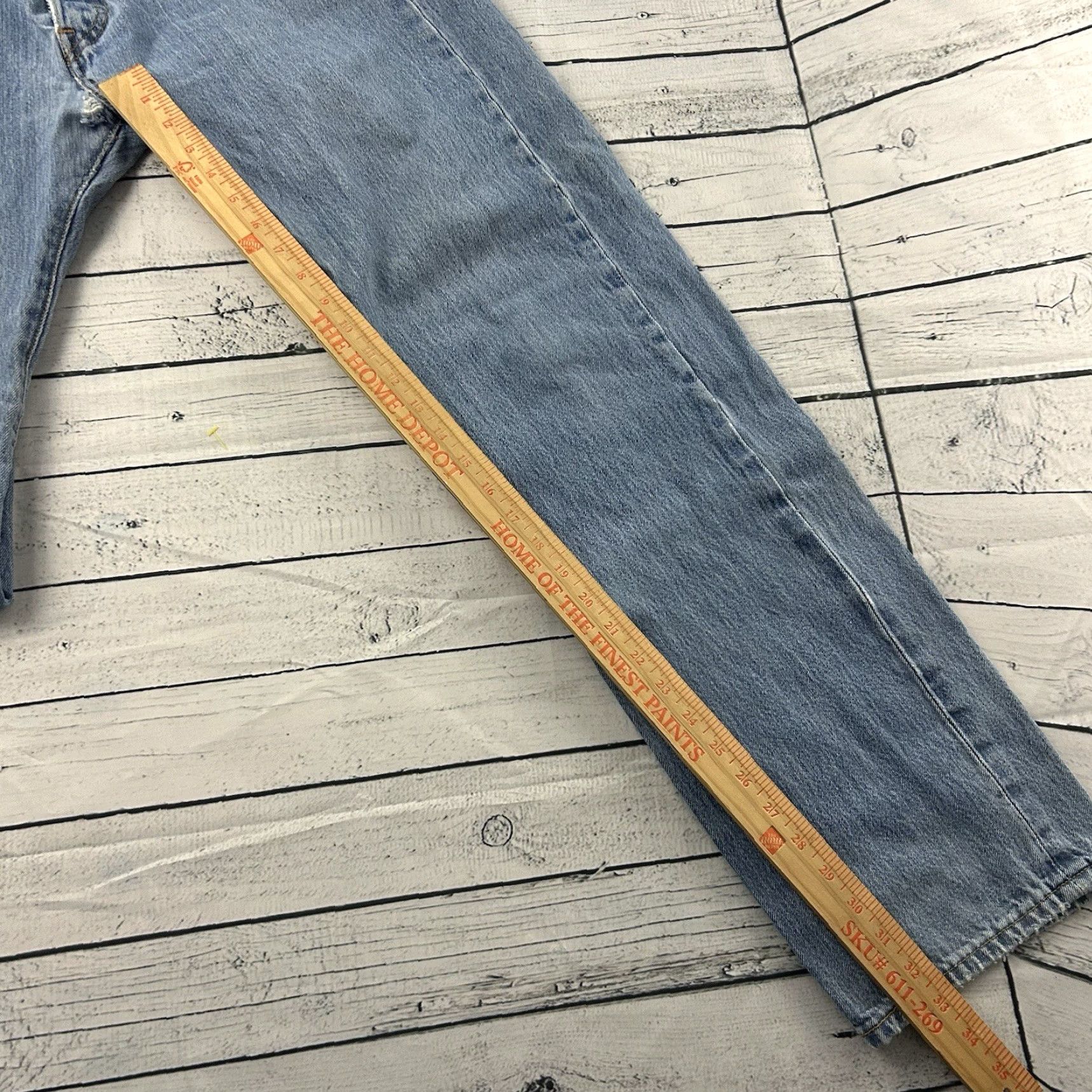 Levi's VTG Levi's 501 Original Fit Jeans Mens 36x36 Blue Denim Straight Mid Wash Denim Blue 501 Original Fit Mens Jeans Size US 36 / EU 52 - 5 Thumbnail