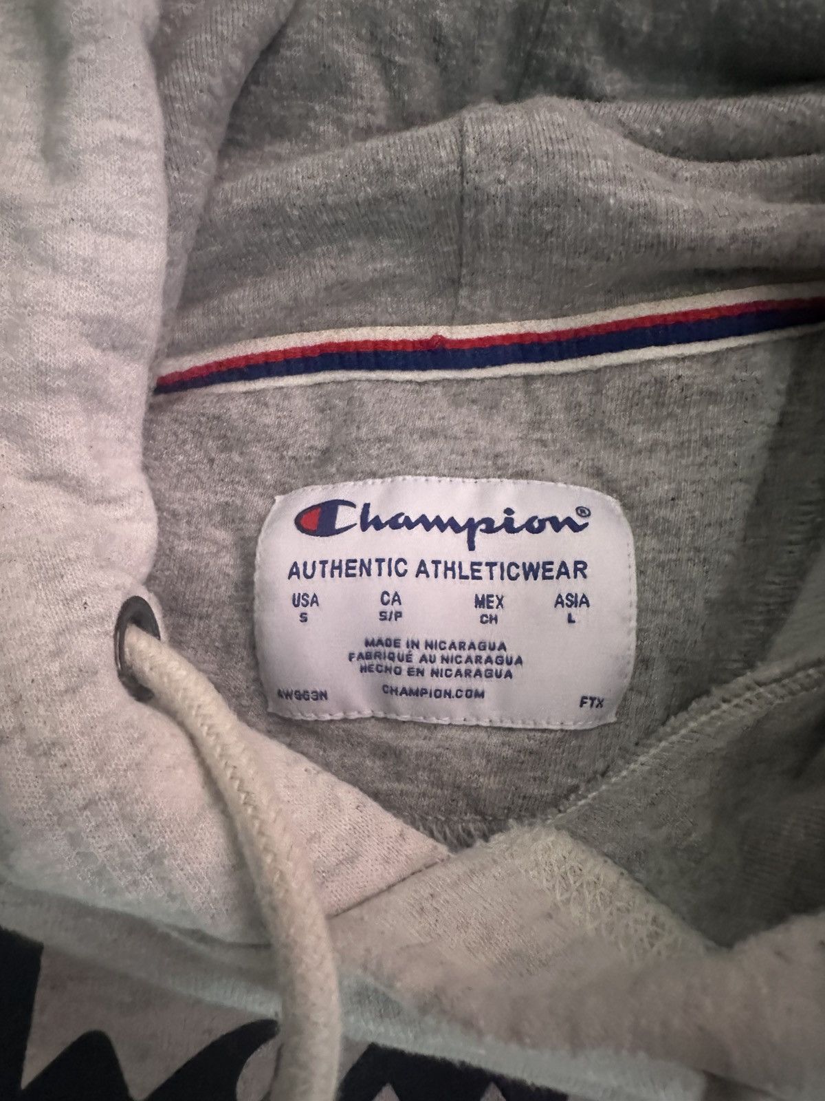 Champion Light gray champion hoodie s/m Size US S / EU 44-46 / 1 - 3 Thumbnail