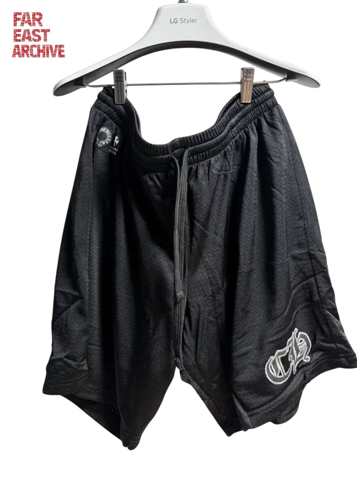 Chrome Hearts Varsity Mesh Shorts Black Size US 34 / EU 50 - 1 Thumbnail