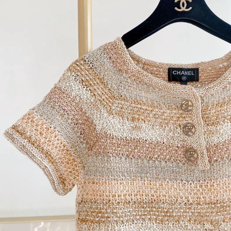 Chanel Chanel Greek series of knitted dresses Size XXS / US 00 / IT 34 - 3 Thumbnail