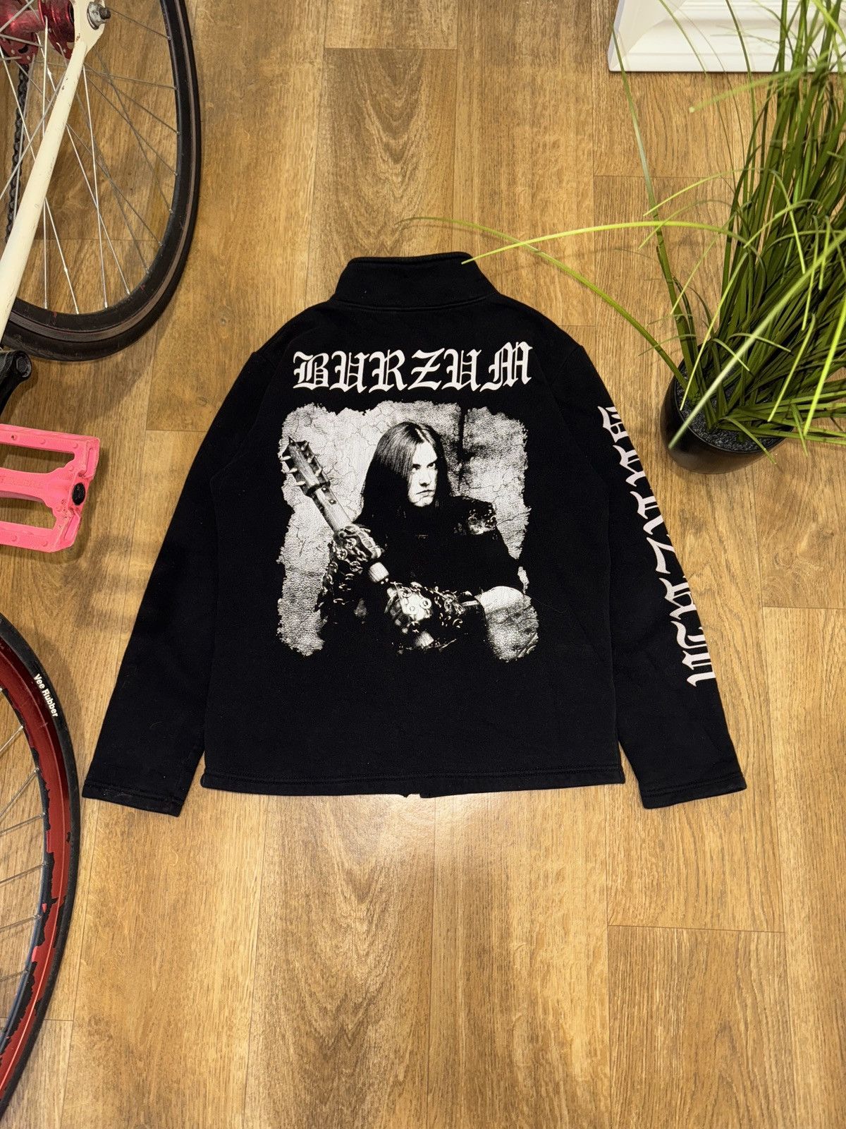 Band Tees BURZUM RARE VINTAGE ZIP SWEATSHIRT Size US M / EU 48-50 / 2 - 1 Thumbnail