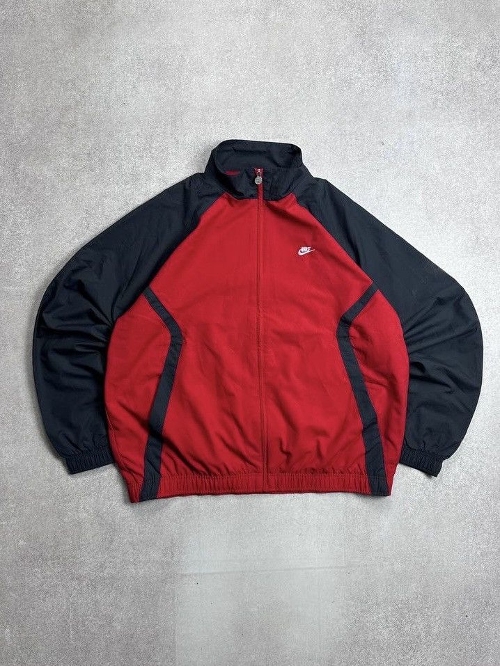 Nike Vintage Nike Swoosh Olympic Y2k Track Jacket XL Size US XL / EU 56 / 4 - 1 Thumbnail