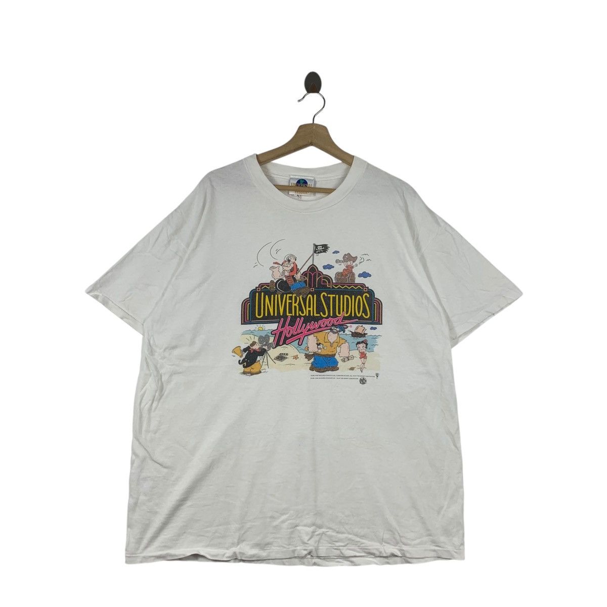 Vintage Vintage 1996 POPEYE THE SAILOR MAN Universal Studios Tee Size US L / EU 52-54 / 3 - 1 Thumbnail