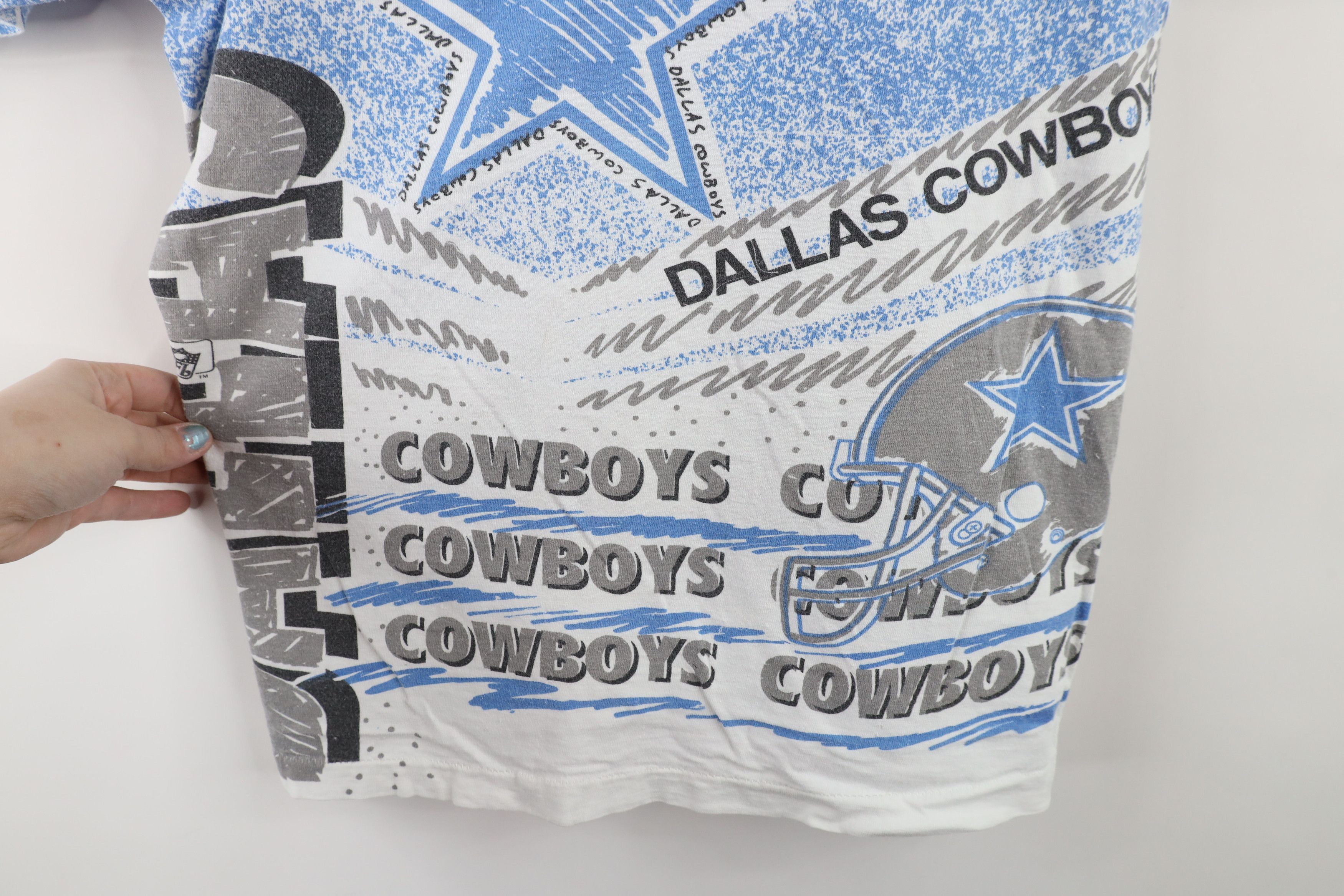 Vintage Vintage 90s Over Print Dallas Cowboys Football T-Shirt USA Size US S / EU 44-46 / 1 - 6 Thumbnail