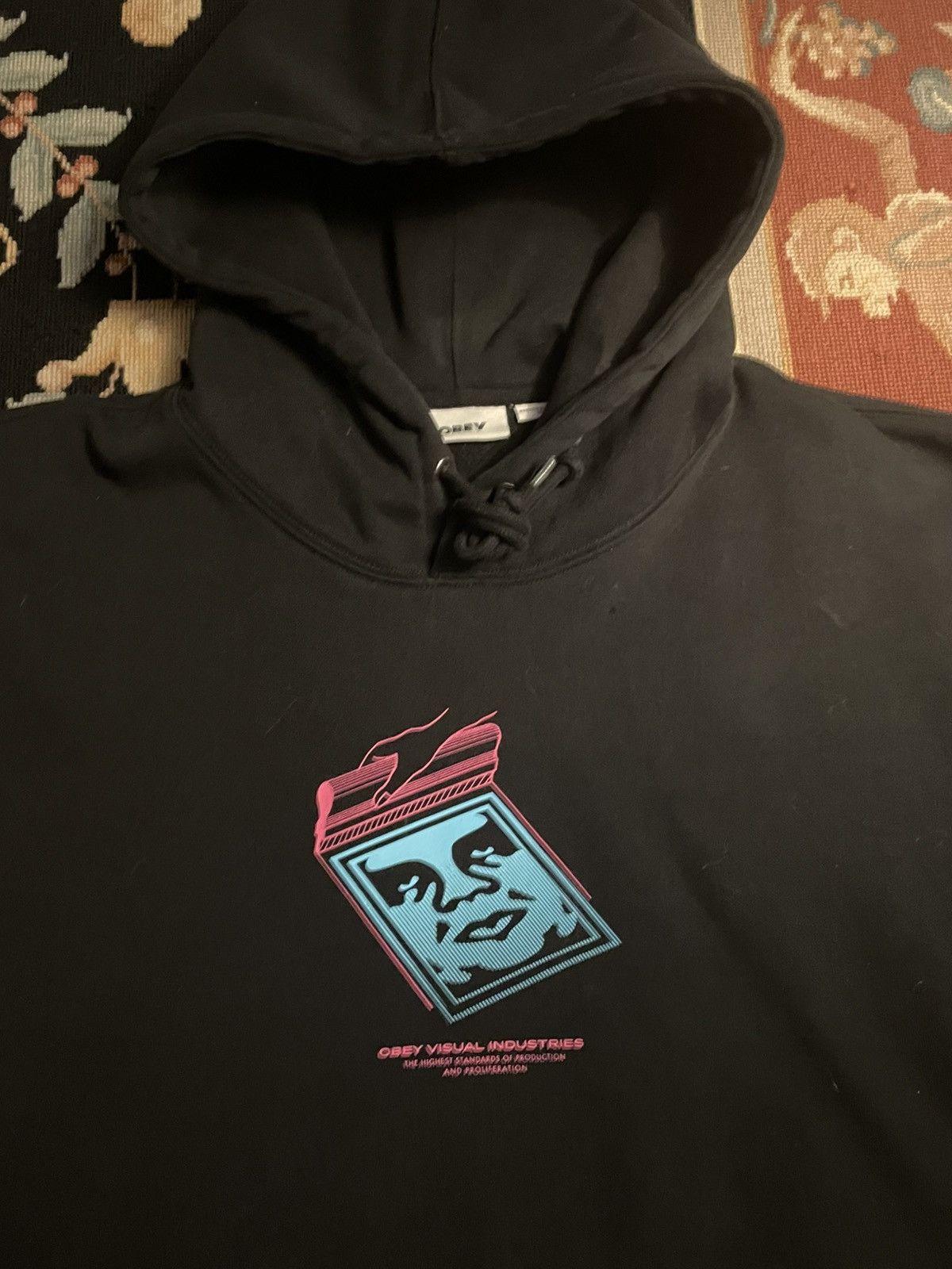 Obermeyer Obey 2022 Screenprinting Hoodie Size US XL / EU 56 / 4 - 2 Thumbnail