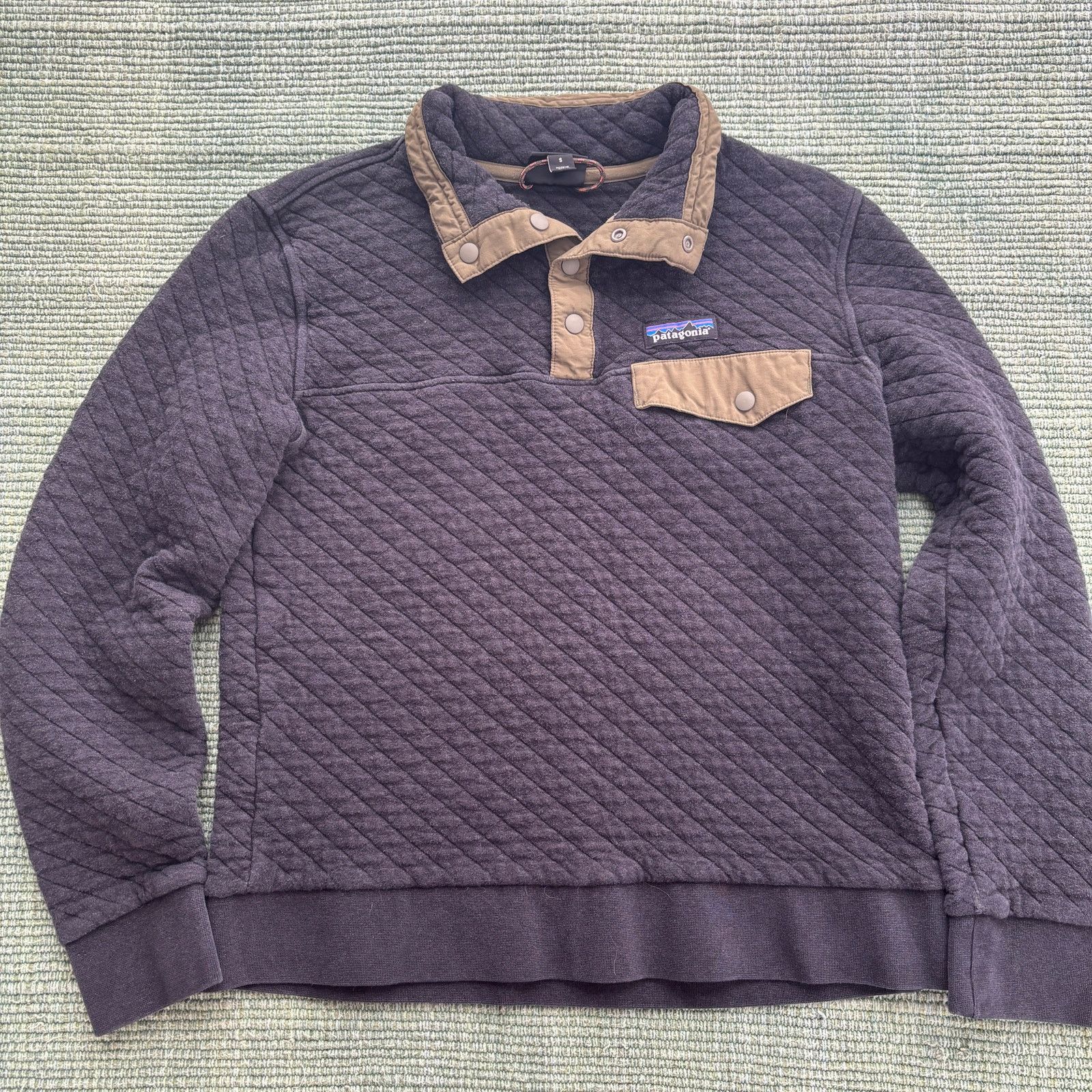 Patagonia Womens organic cotton quilt snap-t pullover gray size S Size S / US 4 / IT 40 - 1 Thumbnail