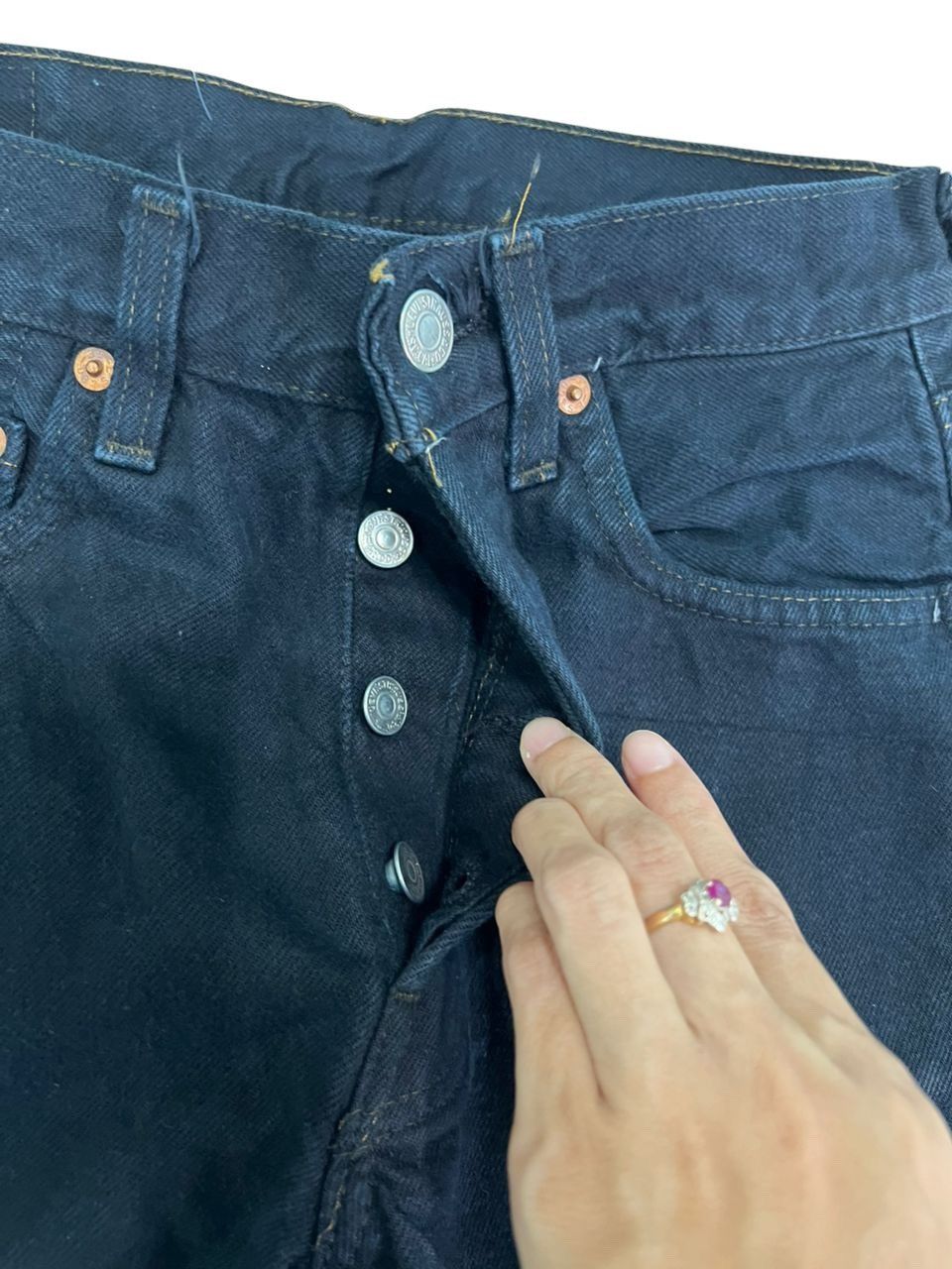 Levi's × Vintage Vintage 70’s Levis Redline Black Colour Size US 27 - 7 Thumbnail