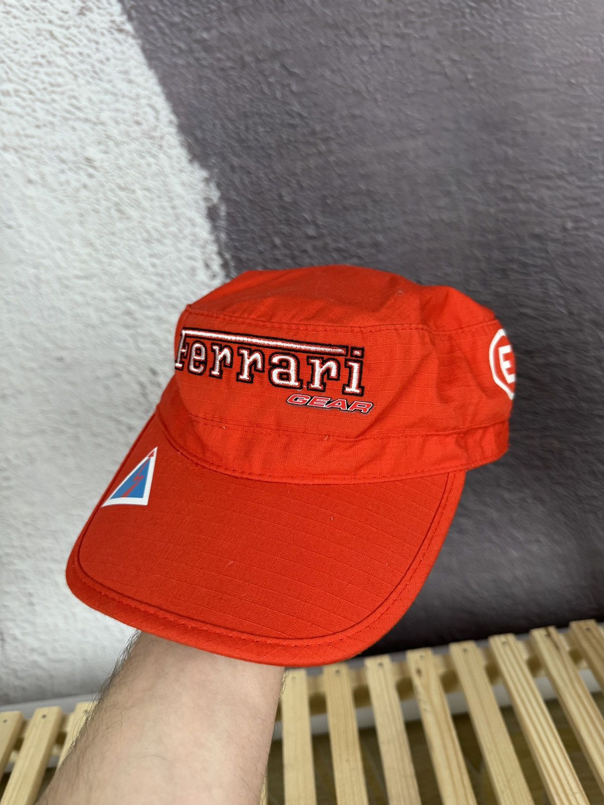 Vintage Ferrari Gear vintage V8 red formula 1 cap Size ONE SIZE - 4 Thumbnail